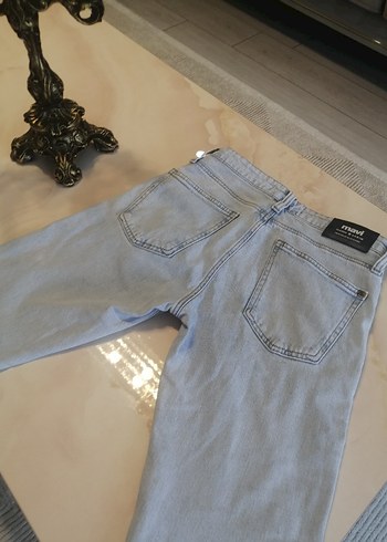 Açık mavi Midi Denim erkek Jean - Görsel 5