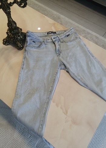 Açık mavi Midi Denim erkek Jean - Görsel 2