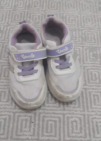 Kız Çocuk Mor cırtlı Spor Ayakkabı - Görsel 4