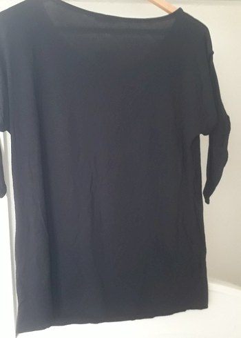 Bohem Siyah Baskılı Tişörtü - Görsel 6