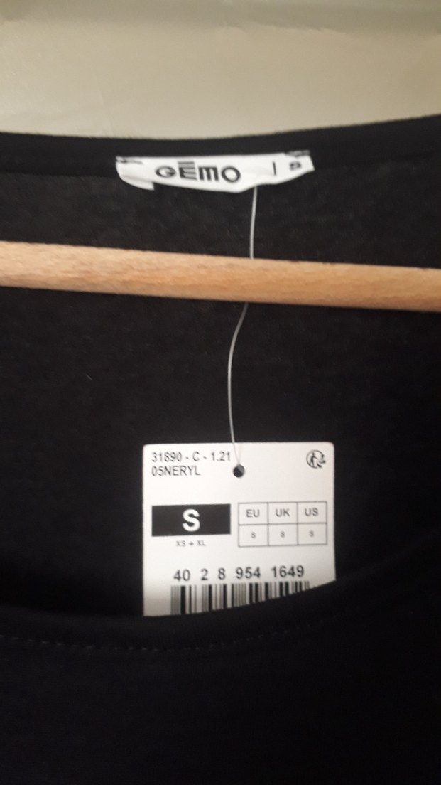 Bohem Siyah Baskılı Tişörtü - Görsel 3