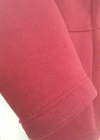 Bordo fermuarlı  Çocuk Mont - Görsel 3