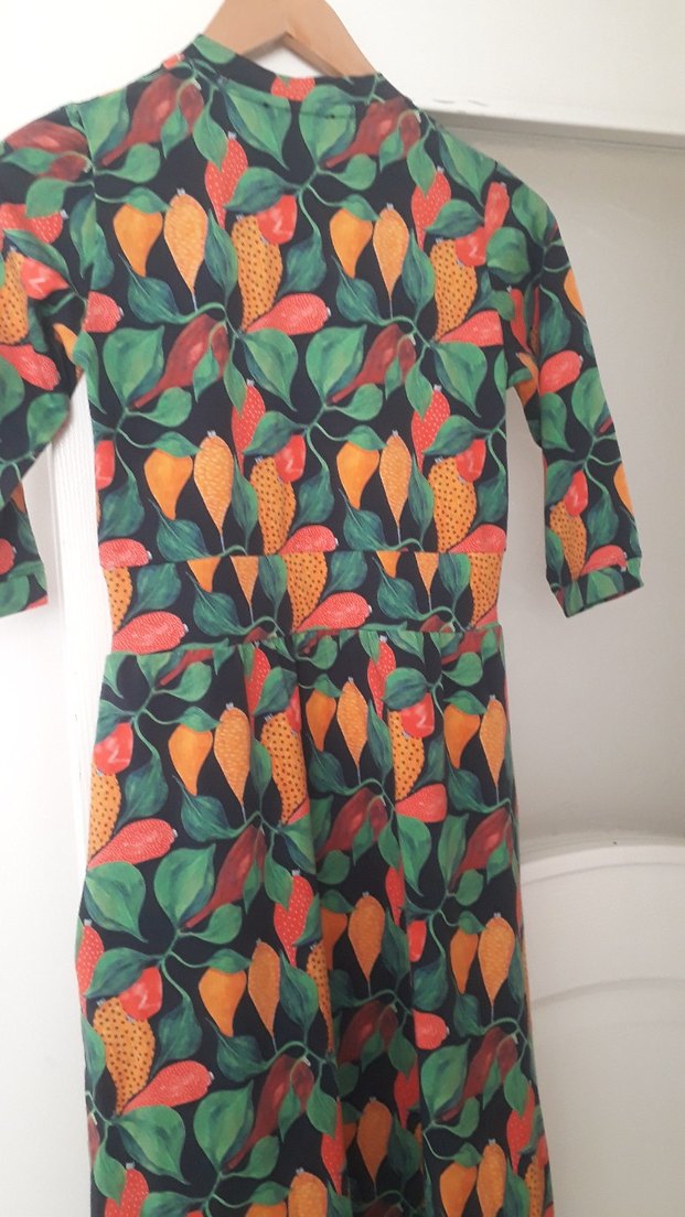 Çok Renkli Bohem Uzun Elbise - Görsel 5