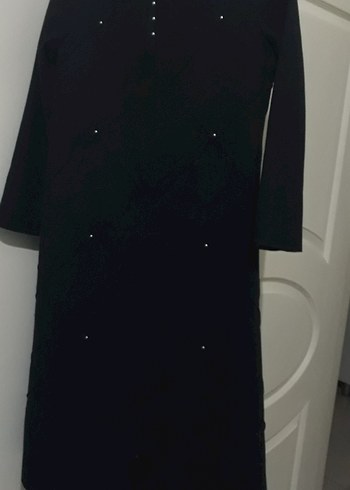 Siyah fermuarlı kaşe kaban - Görsel 6