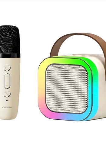 Renkli LED Işıklı Bluetooth 5.3 Hoparlör - Görsel 2