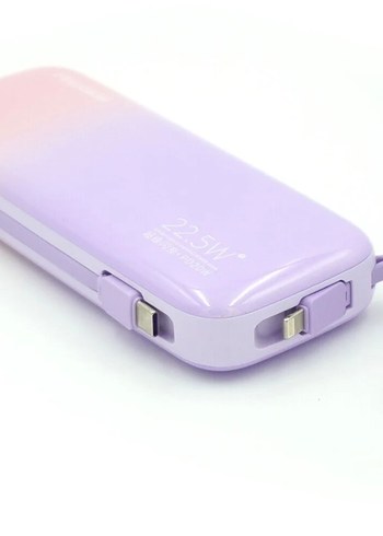 Pastel Mor Taşınabilir Power Bank - Görsel 3