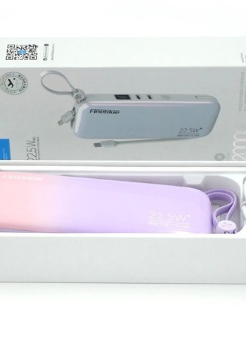 Pastel Mor Taşınabilir Power Bank - Görsel 4