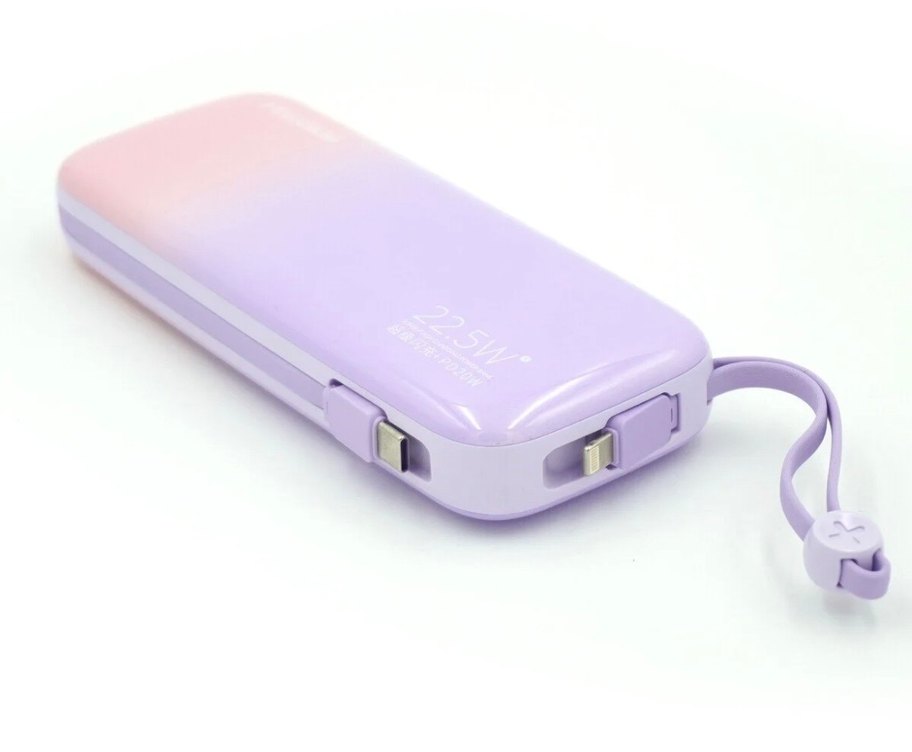 Pastel Mor Taşınabilir Power Bank - Görsel 3