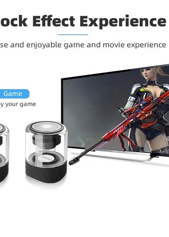 Renkli LED Işıklı Bluetooth Hoparlör MK-22 - Görsel 4