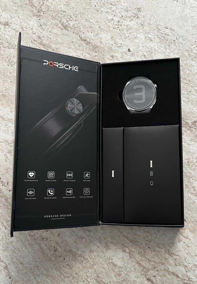 Porsche GT3 Max Siyah Akıllı Saat - Görsel 2