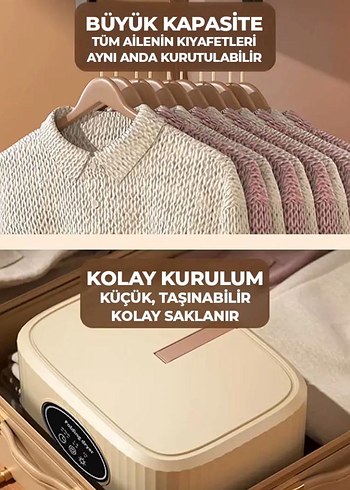 Katlanabilir Portatif Kurutma Makinesi - Görsel 3