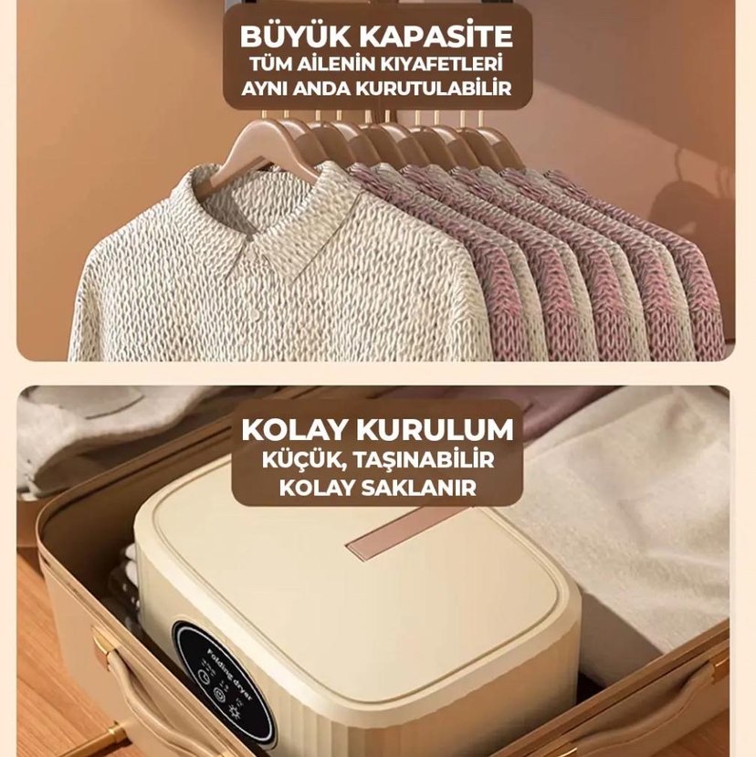 Katlanabilir Portatif Kurutma Makinesi - Görsel 3