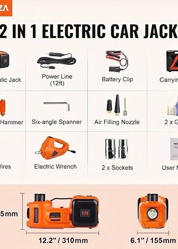 Dahili Lastik Şişirme Pompalı Vakum - Görsel 6