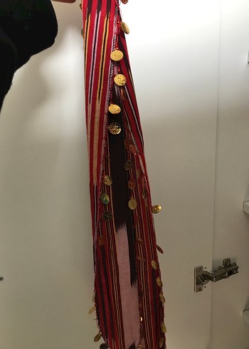 Püsküllü Çok Renkli Bohem Kadın Şal - Görsel 4