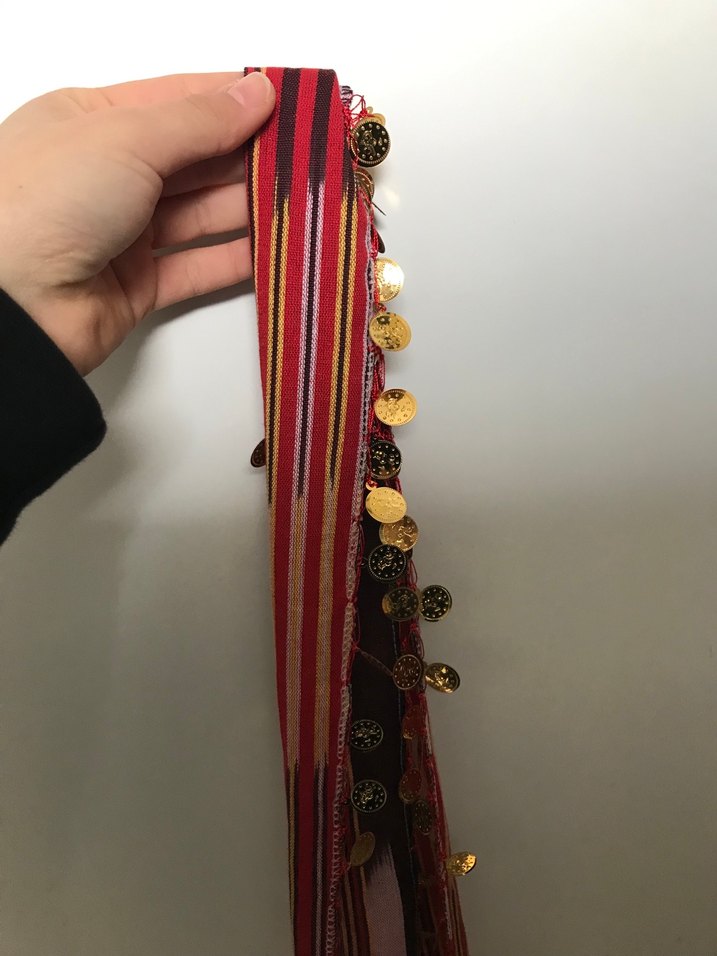 Püsküllü Çok Renkli Bohem Kadın Şal - Görsel 2