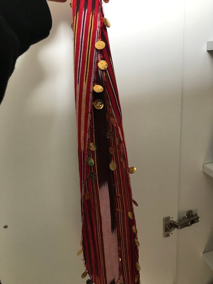 Püsküllü Çok Renkli Bohem Kadın Şal - Görsel 4