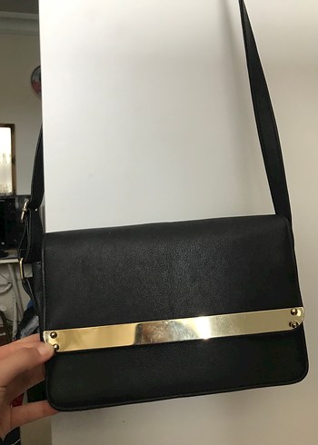 Siyah Deri Çanta - Görsel 3