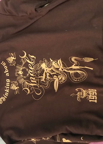 Kahverengi Sweatshirt - Görsel 2