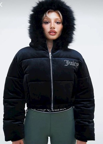 juicy siyah mont - Görsel 2