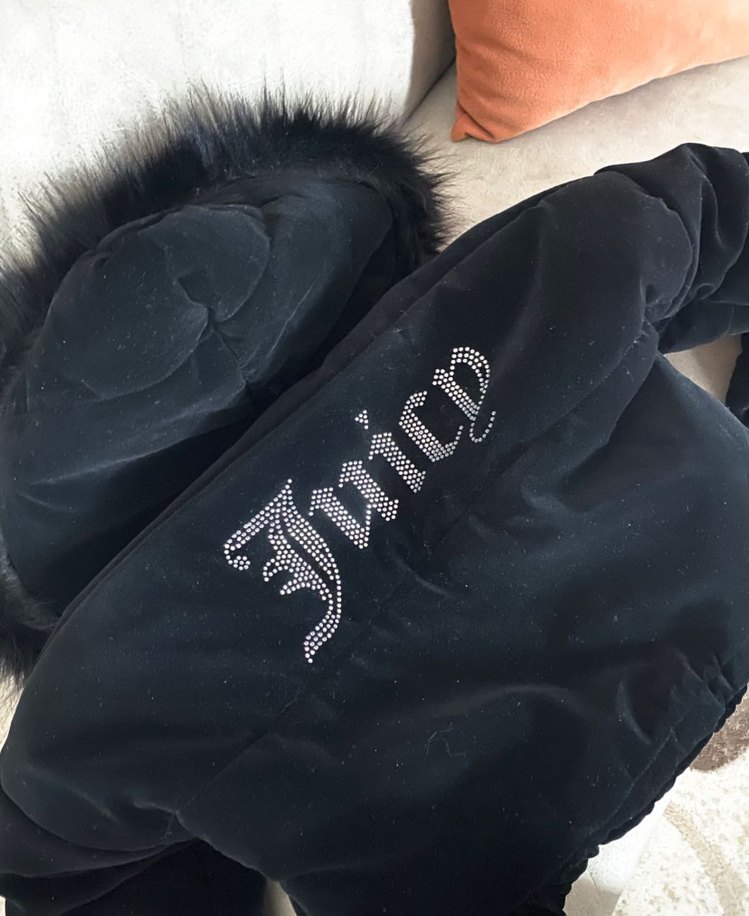 juicy siyah mont - Görsel 3