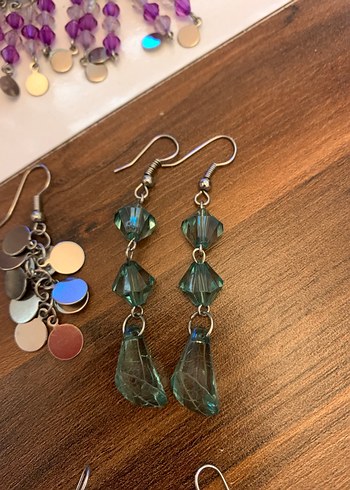 Bohem Çok Renkli Boncuklu Küpe Seti - Görsel 6