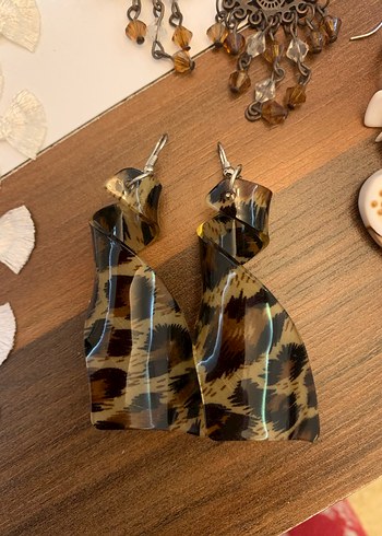 Bohem Çok Renkli Boncuklu Küpe Seti - Görsel 7