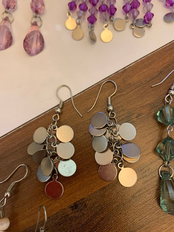 Bohem Çok Renkli Boncuklu Küpe Seti - Görsel 5