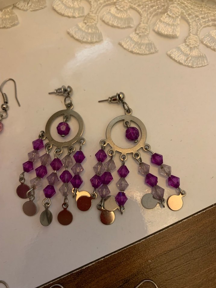 Bohem Çok Renkli Boncuklu Küpe Seti - Görsel 3