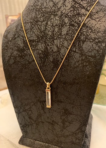 Altın Renkli Kolye Küpe Seti - Görsel 3