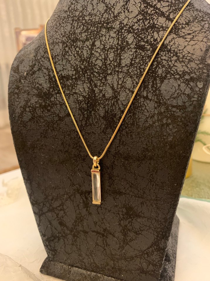 Altın Renkli Kolye Küpe Seti - Görsel 3