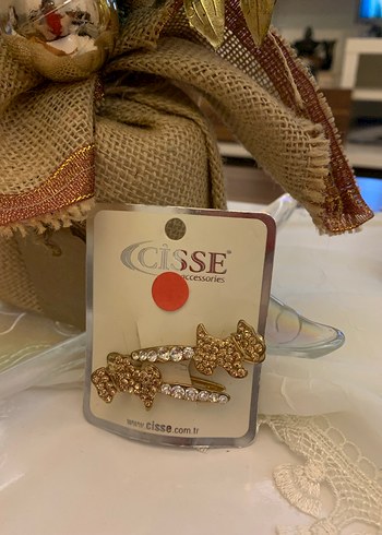 Renkli Taşlı İkili Toka - Görsel 2