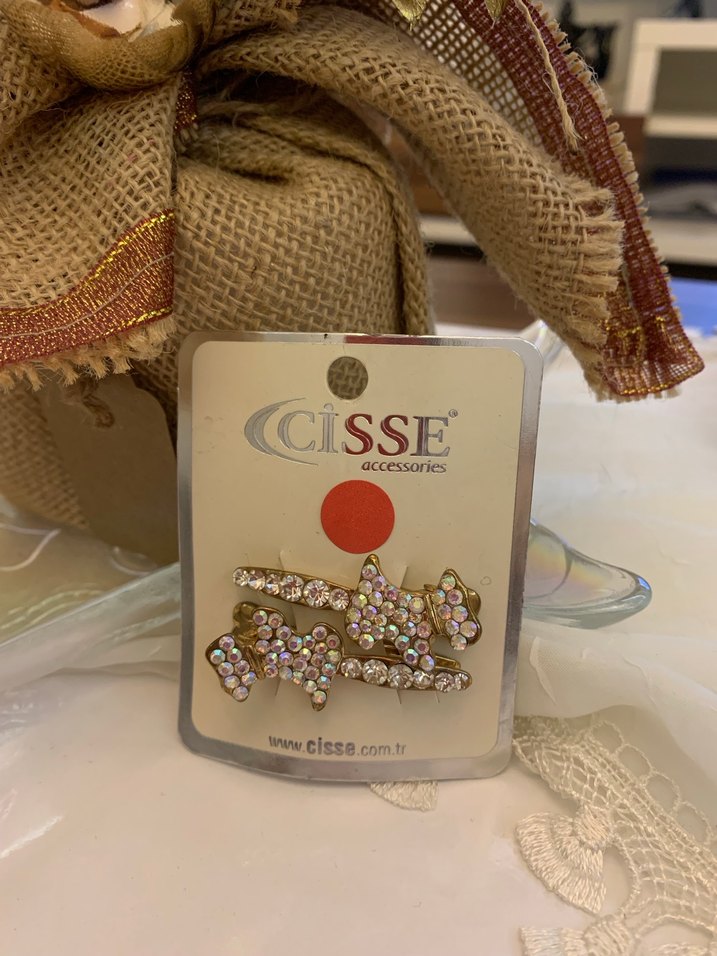 Renkli Taşlı İkili Toka - Görsel 3