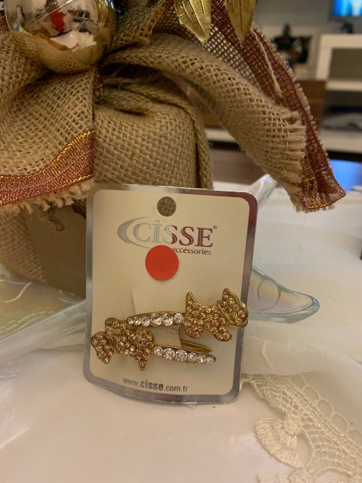 Renkli Taşlı İkili Toka - Görsel 2