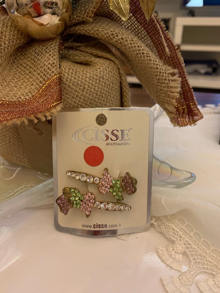 Renkli Taşlı İkili Toka - Görsel 4