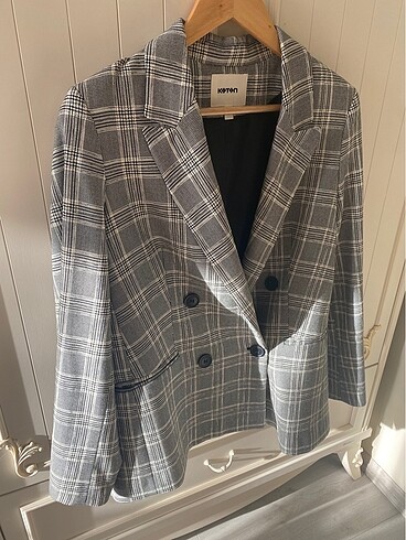 38 Beden Koton blazer ceket