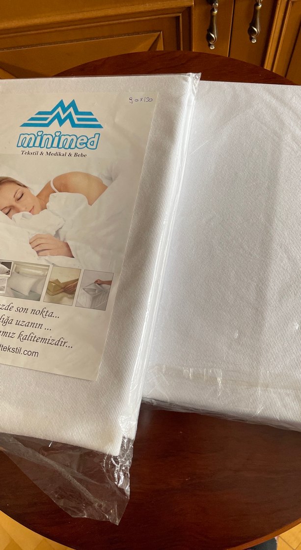 Minimed Beyaz  Yatak Koruyucu 2 adet - Görsel 4