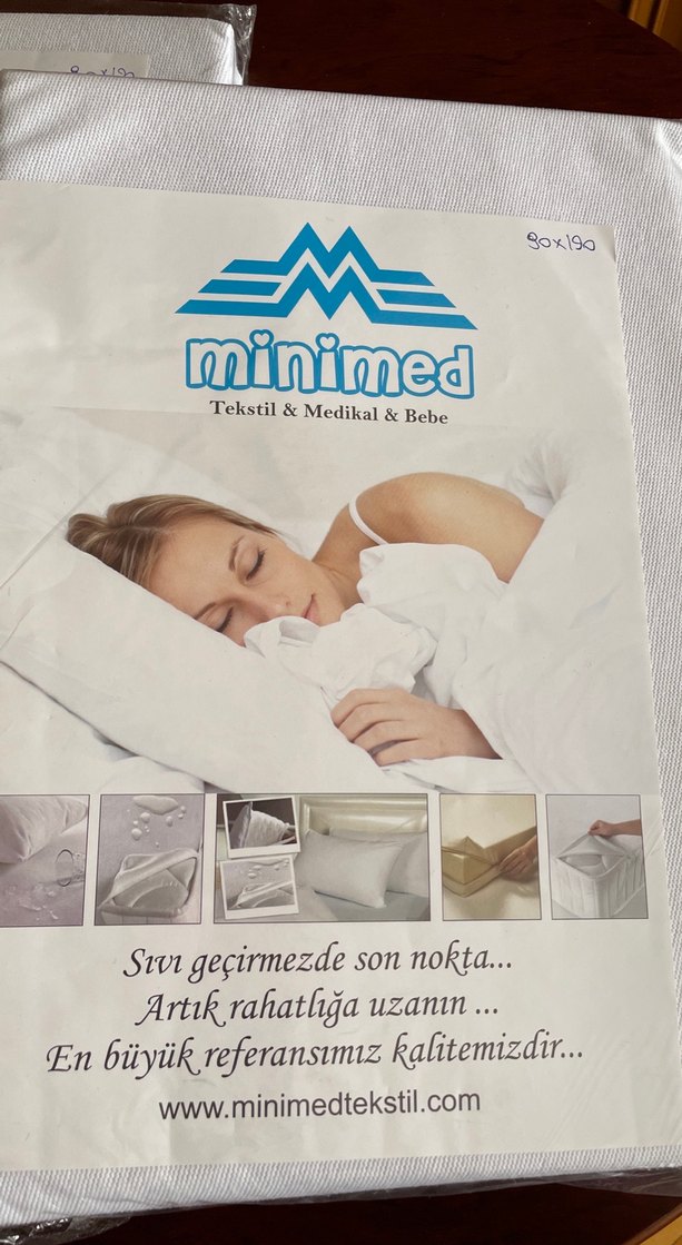 Minimed Beyaz  Yatak Koruyucu 2 adet - Görsel 2