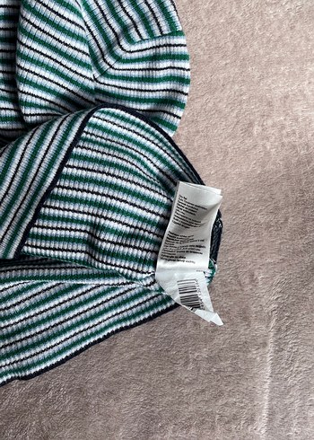 Mavi Crop Triko Bluz - Görsel 5