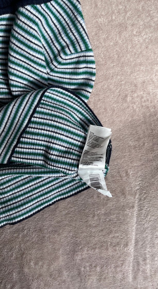 Mavi Crop Triko Bluz - Görsel 5