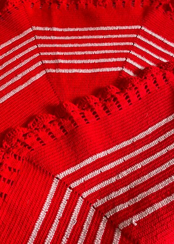 El Örgüsü Yuvarlak Örtü- Paspas - Görsel 5