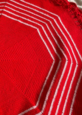 El Örgüsü Yuvarlak Örtü- Paspas - Görsel 8