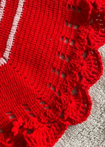 El Örgüsü Yuvarlak Örtü- Paspas - Görsel 3