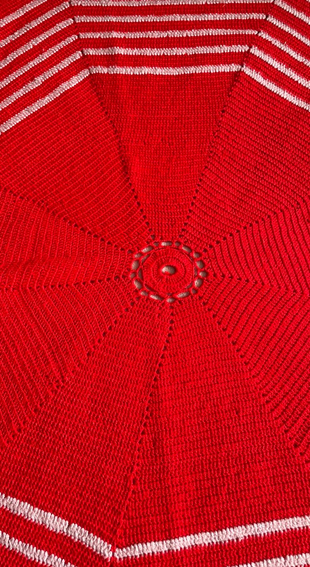 El Örgüsü Yuvarlak Örtü- Paspas - Görsel 2