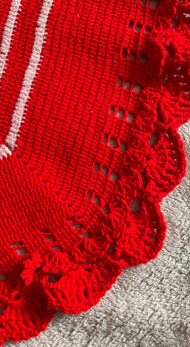 El Örgüsü Yuvarlak Örtü- Paspas - Görsel 3