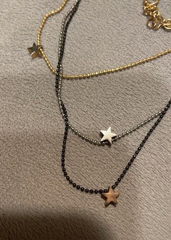 Zincir Detaylı Midi Kadın Kolye - Görsel 3