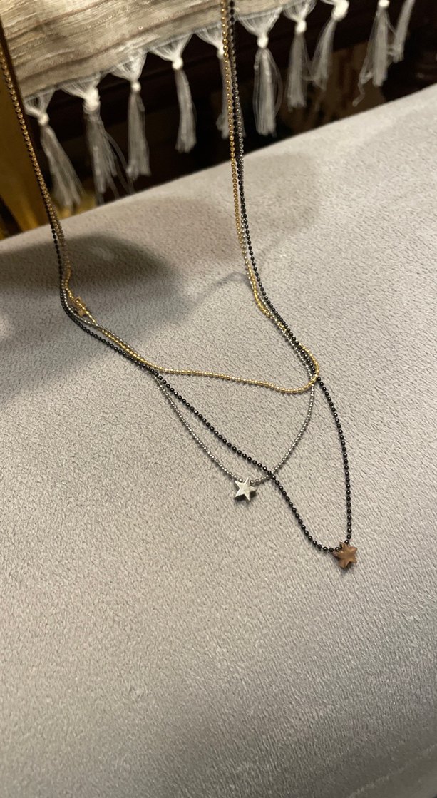 Zincir Detaylı Midi Kadın Kolye - Görsel 4