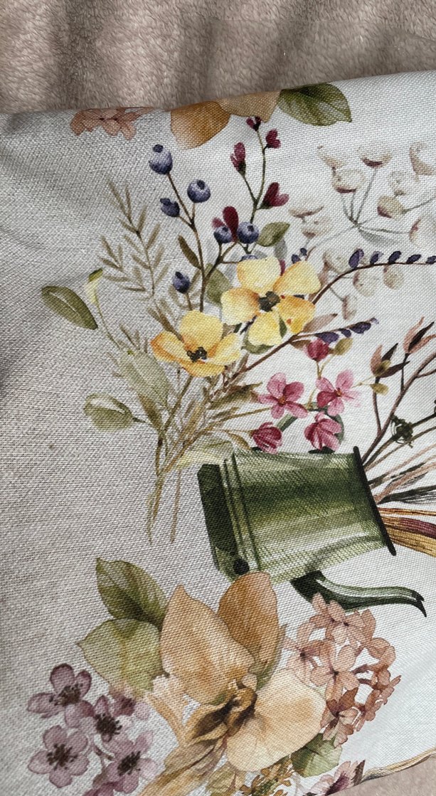 Cottonova Çiçek Desenli Masa Örtüsü - Görsel 3