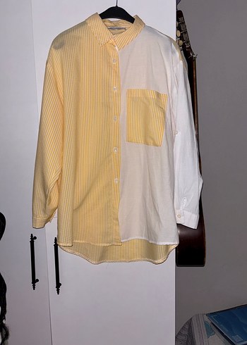 Rahat Kesim Uzun Kollu Sarı Gömlek - Görsel 2