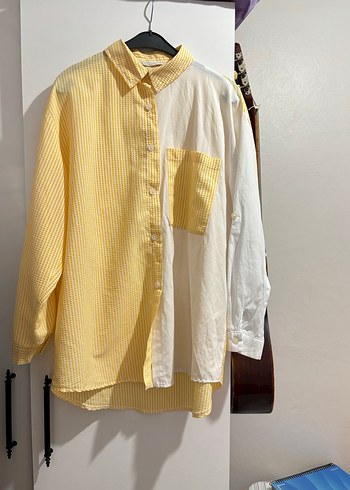 Rahat Kesim Uzun Kollu Sarı Gömlek - Görsel 6