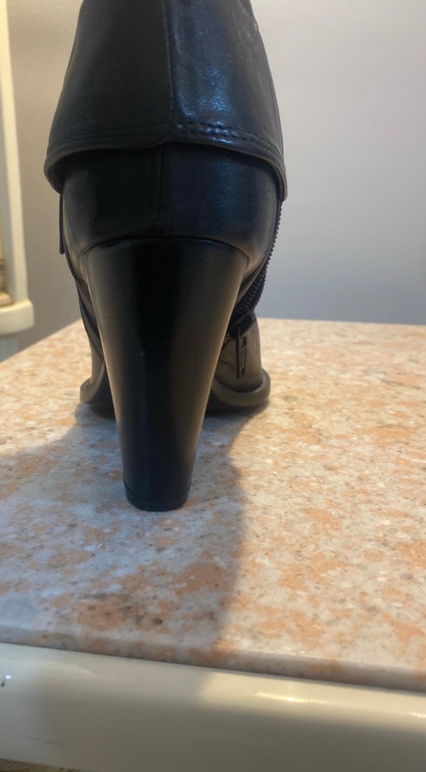 Divarese marka,  Deri  Topuklu,tokalı kayış detaylı vintage Bot - Görsel 5